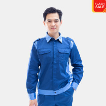 [Siêu khuyến mãi] Quần áo bảo hộ lao động Evinz AV03 cho kỹ sư kỹ thuật thời trang hiện đại thoáng mát, Size M - Vải kaki liên doanh