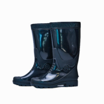 Ủng cao su nam chống thấm nước, chống trơn trượt Hoa San U109, Size 41